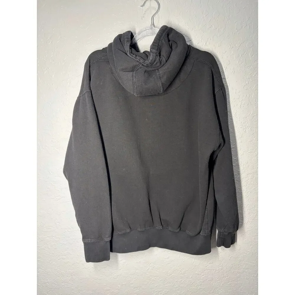 D.A.R.E Mens Black Hoodie Pullover Sweater Sz M